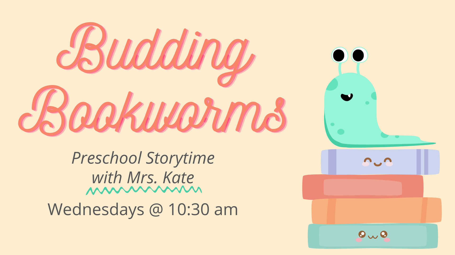 Budding Bookworms Graphic